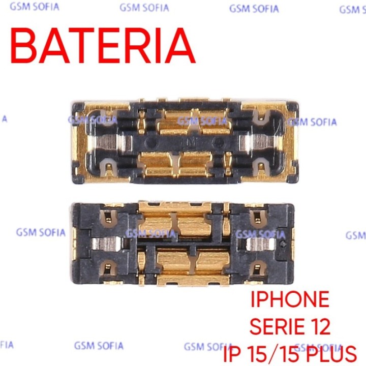 Conector FPC de bateria para IPhone 12 / 12 Mini / 12 Pro / 12 Pro Max / IPhone 15 / 15 Plus