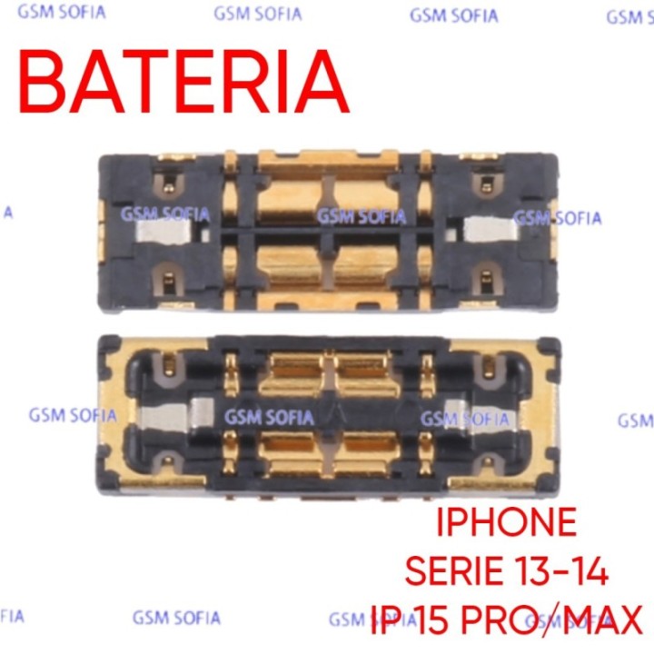 Conector FPC de bateria Para SERIE IPhone 13 / SERIE IPhone 14 / 15 PRO / 15 Pro max