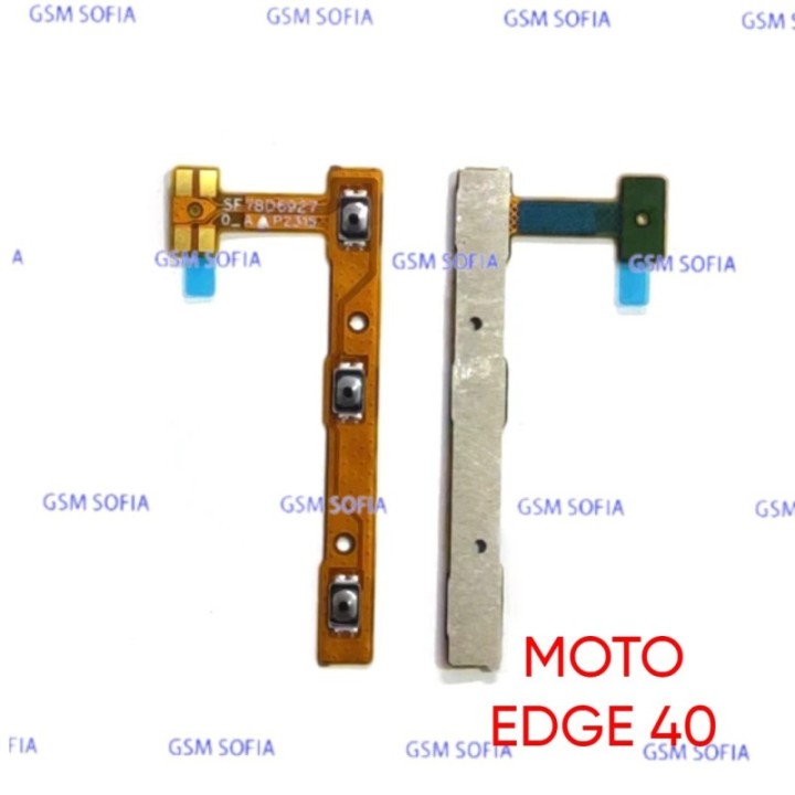 Flex Power + Volumen para Motorola Edge 40 / Moto Edge 40