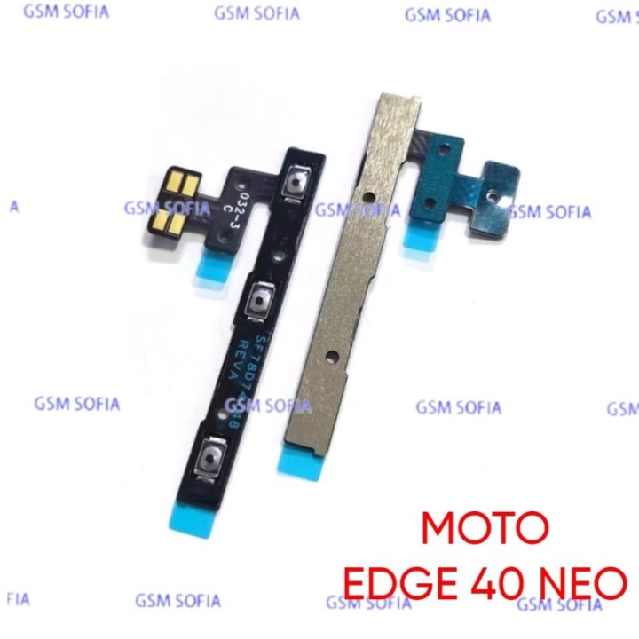 Flex Power + Volumen para Motorola Edge 40 Neo / Moto Edge 40 Neo