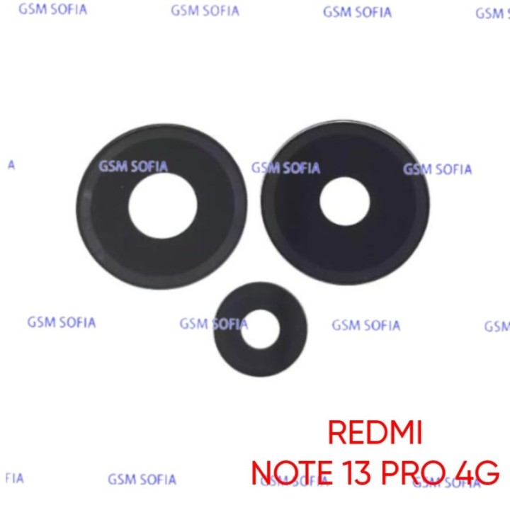 Set 3 lentes Cristal Para Redmi Note 13 Pro 4G