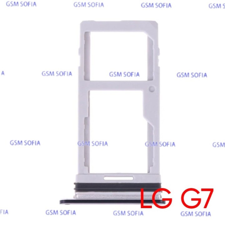 Bandeja sim + Micro SD Para LG G7 - Azul Grisaseo