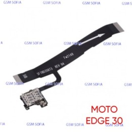 Flex Conexion Main + Lector sim Para Moto Edge 30