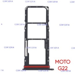 Bandeja sim Para Moto G22 - Negro