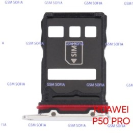Bandeja sim Para Huawei P50 Pro - Plata