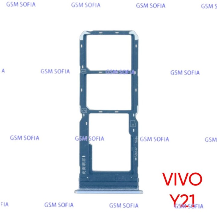 Bandeja sim Para VIVO Y21 - Azul