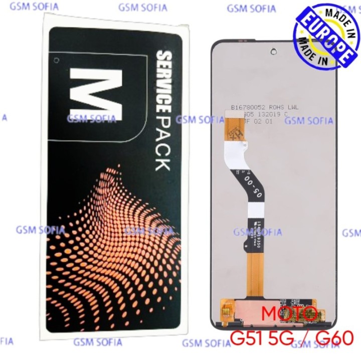 SERVIPACK EUROPE Pantalla Completa Ori Para Moto G51 5G / G60 / G40 Fusion / G60s