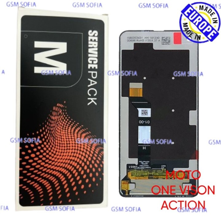 SERVIPACK EUROPE Pantalla Completa Ori Para Moto One Vision / Moto One Action