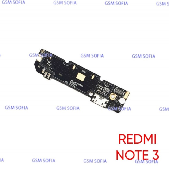Placa Auxiliar Con Conector De Carga Y Microfono Para Redmi Note 3