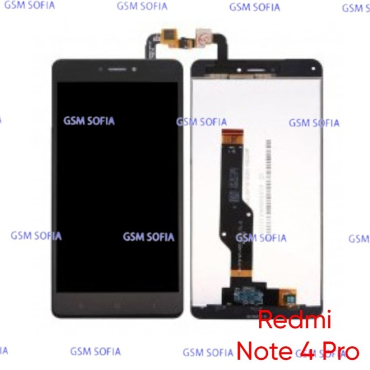 Pantalla completo sin marco para Xiaomi Redmi note 4 pro - Negro