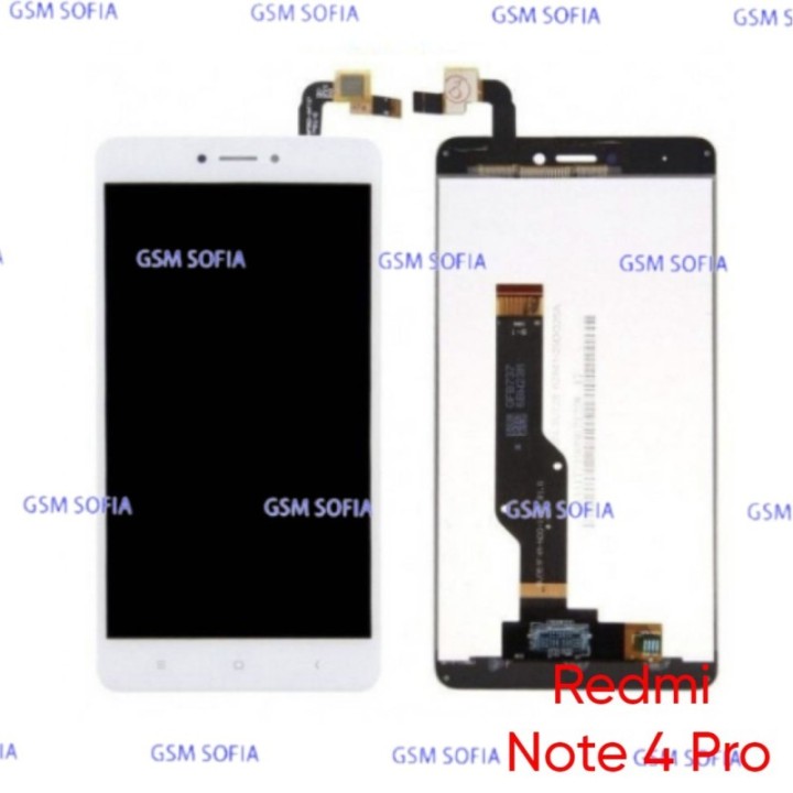 Pantalla completo sin marco para Xiaomi Redmi note 4 pro - Blanco