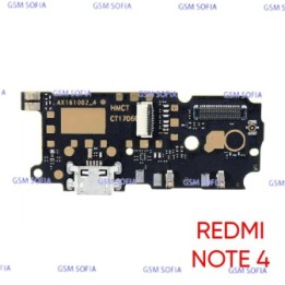 Placa De Carga Y Microfono Para Xiaomi Redmi Note 4