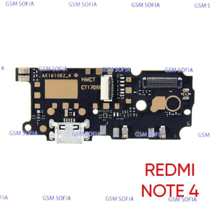 Placa De Carga Y Microfono Para Xiaomi Redmi Note 4
