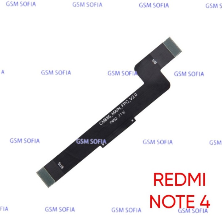 Flex De Conectar Placa Base Para Xiaomi Redmi Note 4