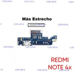 Placa Carga+Microfono Para REDMI NOTE 4X Version 4G 64GB Estrecho