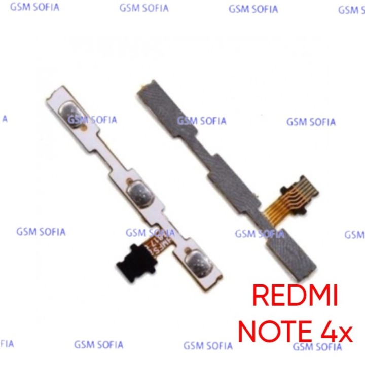 Flex Power Boton Encendido+Volumen Para Redmi Note 4x