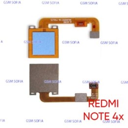 Flex Huella Para Redmi Note 4x - Azul
