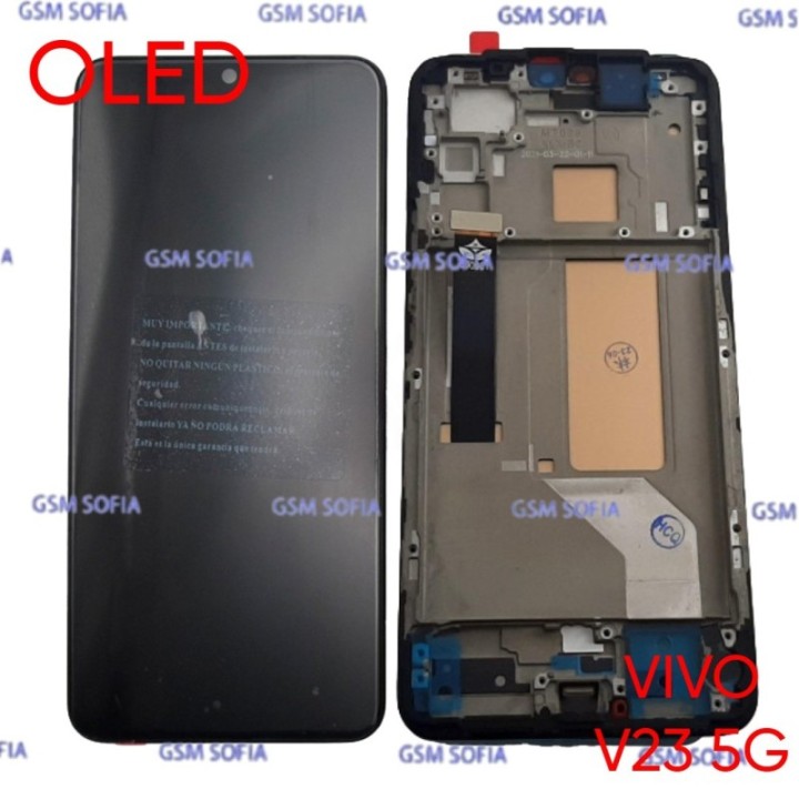 Pantalla completa OLED con marco para Vivo V23 5G