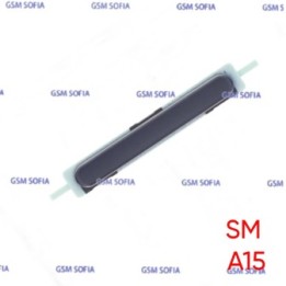 Boton / Pulsador Lateral Volumen Para Samsung Galaxy A15 4G A155 / A15 5G A156 - Negro