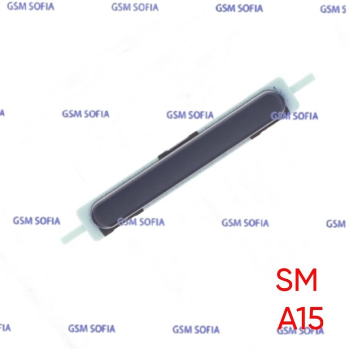 Boton / Pulsador Lateral Volumen Para Samsung Galaxy A15 4G A155 / A15 5G A156 - Negro
