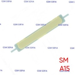 Boton / Pulsador Lateral Volumen Para Samsung Galaxy A15 4G A155 / A15 5G A156 - Amarillo Crema