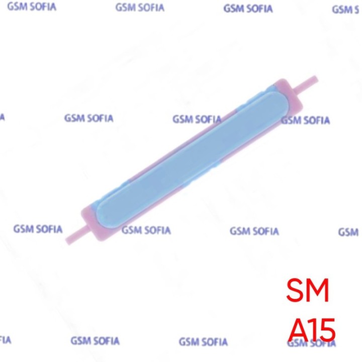 Boton / Pulsador Lateral Volumen Para Samsung Galaxy A15 4G A155 / A15 5G A156 - Azul