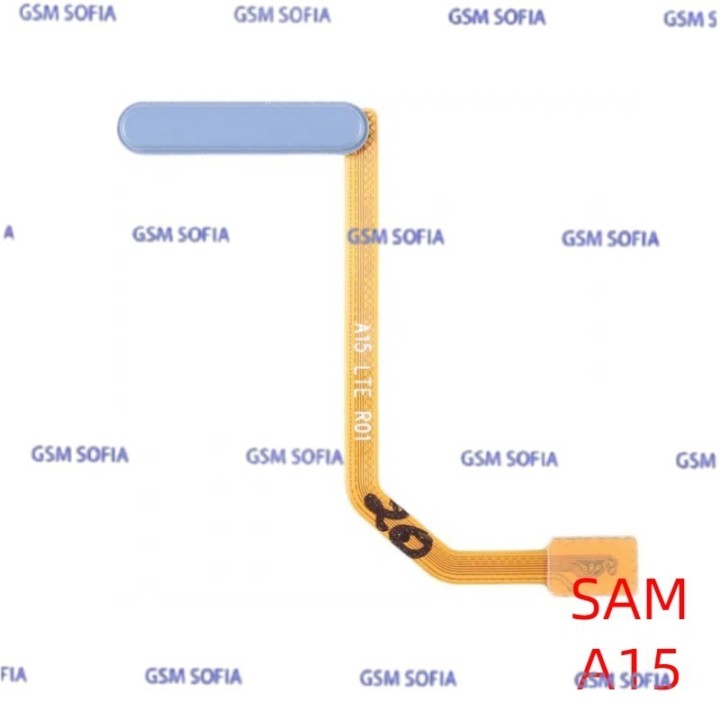 Flex Huella + power Para Samsung Galaxy A15 4G A155 / A15 5G A156 - Azul