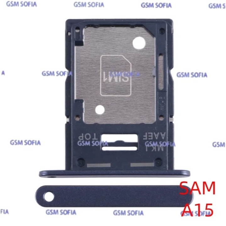 Bandeja sim + Micro SD Para Samsung Galaxy A15 4G A155 / A15 5G A156 - Negro