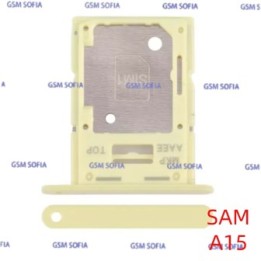 Bandeja sim + Micro SD Para Samsung Galaxy A15 4G A155 / A15 5G A156 - Amarillo Crema