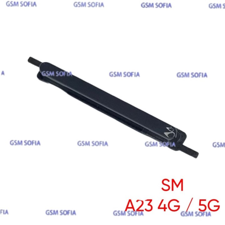Botón lateral volumen   para Samsung Galaxy A23 4G A235G / A23 5G A236 - Negro