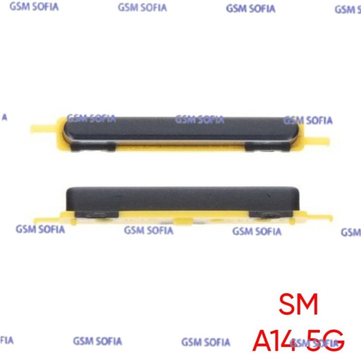 Boton / Pulsador Lateral Volumen Para Samsung Galaxy A14 5G / A146 - Negro