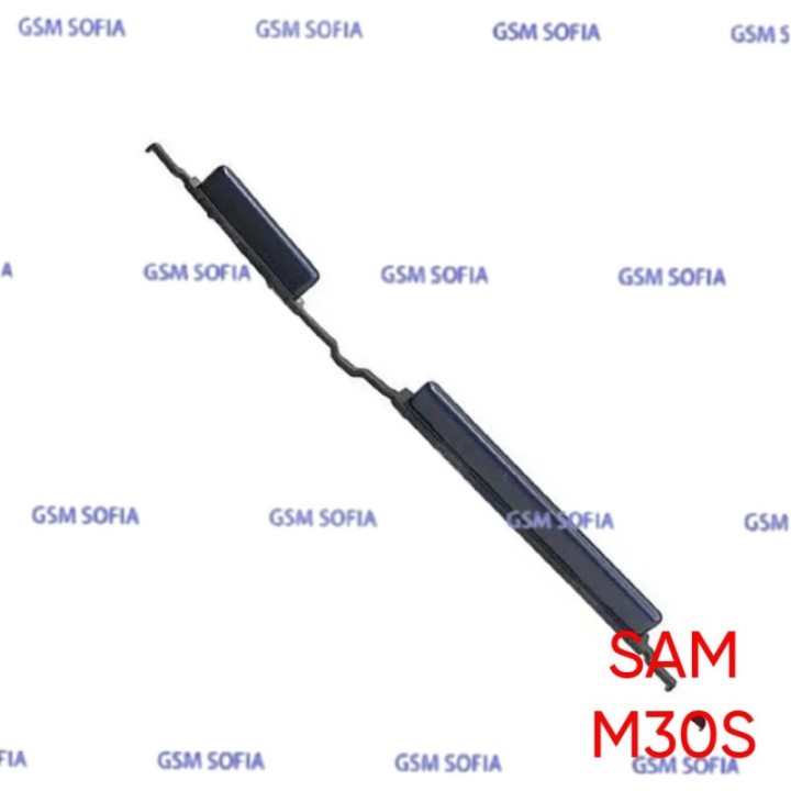 Boton / Pulsador Lateral Power + Volumen Para Samsung Galaxy M30s / M307 - Negro