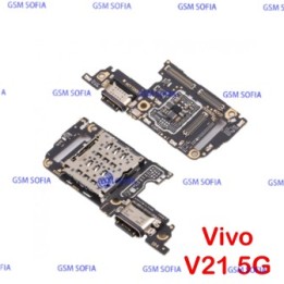 Módulo Placa carga + Lector sim Para Vivo V21 5G