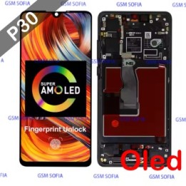 Pantalla Completa OLED Con Marco Para Huawei P30 - Negro