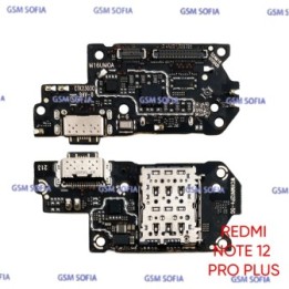 Placa carga + Lector sim Para Redmi note 12 Pro Plus