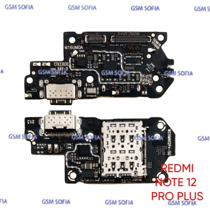 Placa carga + Lector sim Para Redmi note 12 Pro Plus