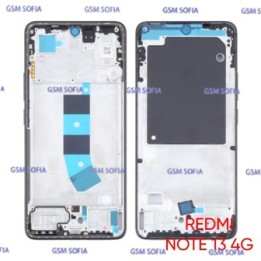 Chasis / Marco Externa con botonera para Redmi note 13 4G - Negro