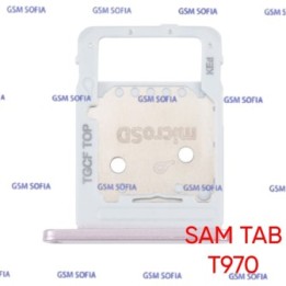 Bandeja sim Para Samsung Galaxy Tab S7 Plus / T970 - Rosa