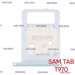 Bandeja sim Para Samsung Galaxy Tab S7 Plus / T970 - Plata