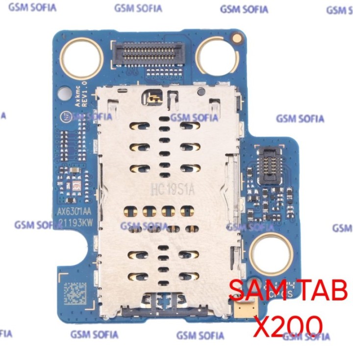 Placa Lector sim para Samsung Galaxy Tab A8 10,5 / X200 / X205