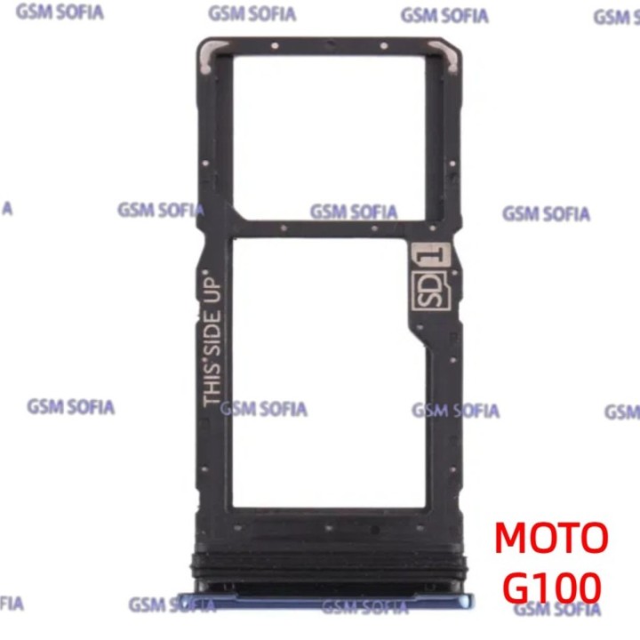 Bandeja sim Para Moto G100 - Negro