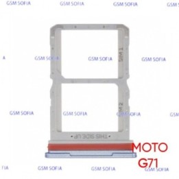 Bandeja sim Para Moto G71 - Plata
