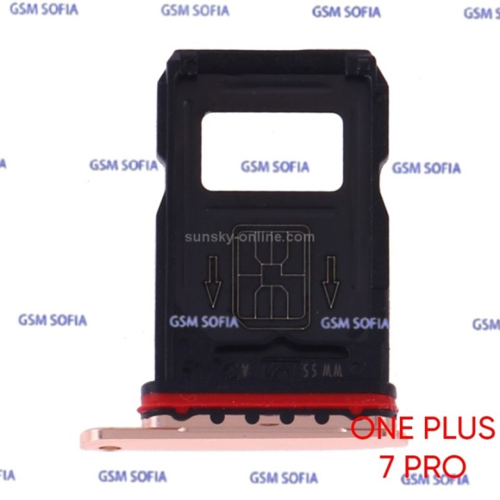 Bandeja sim para One Plus 7 pro / 1+7 pro - Oro rosa