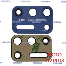 lentes de camara para Motorola Moto G9 Plus - Azul