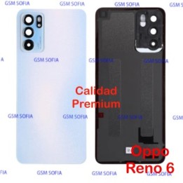 Tapa trasera calidad Premium Con lente para Oppo Reno 6 5G - Azul