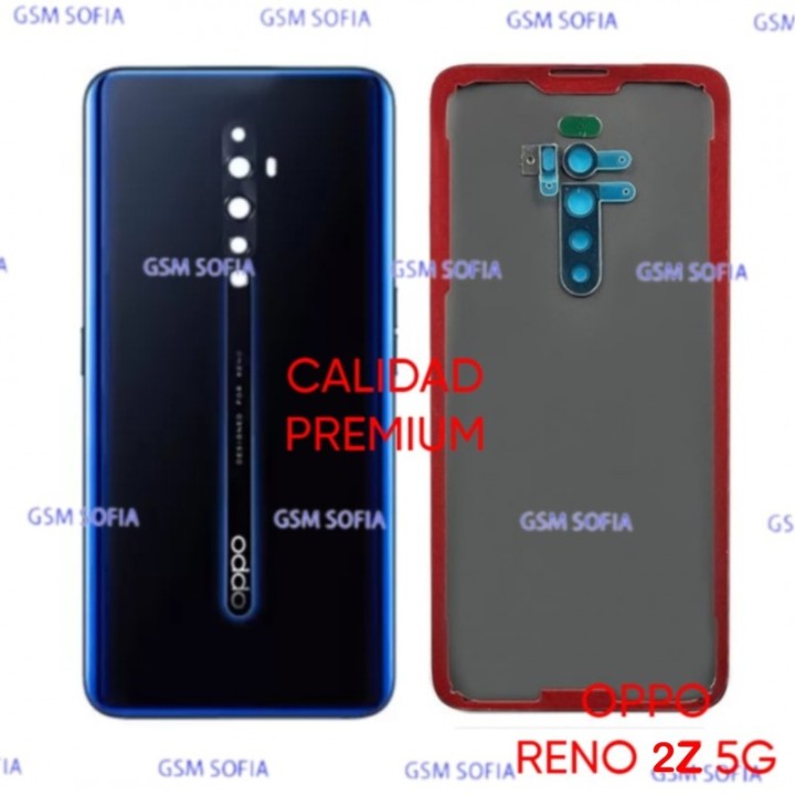 Tapa Trasera Con lente Calidad Premium Para Oppo Reno 2z - Negro