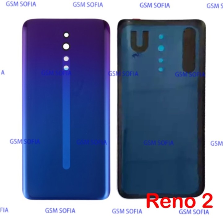 Tapa trasera para Oppo reno Z - Bicolor Azul