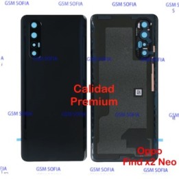 Tapa Trasera Con lente Calidad Premium Para Oppo Find X2 Neo - Negro