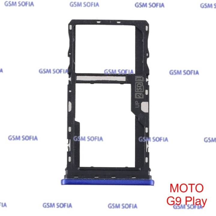 Bandeja sim Para Moto G9 Play - Negro