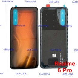 Tapa trasera para Realme 6 Pro - Bicolor Naranja / Negro